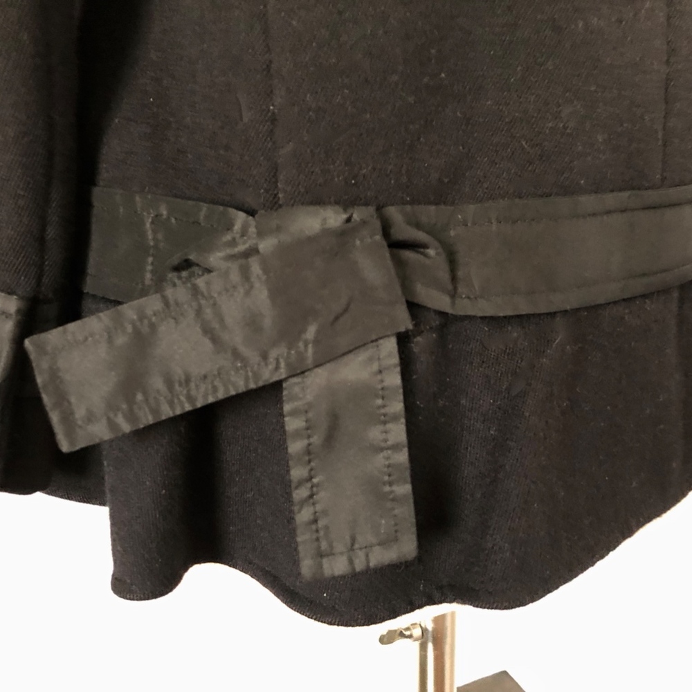 Prada Ruffle Wool Pea Coat - Picture 5 of 8